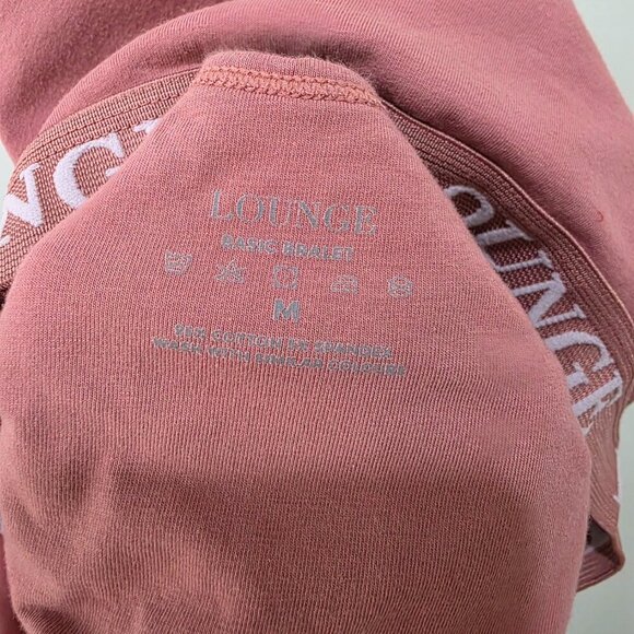 Lounge Women’s 3-Piece Set – Pink Bralette, Cropped Crewneck Sweatshirt & Sweatp - Picture 10 of 15